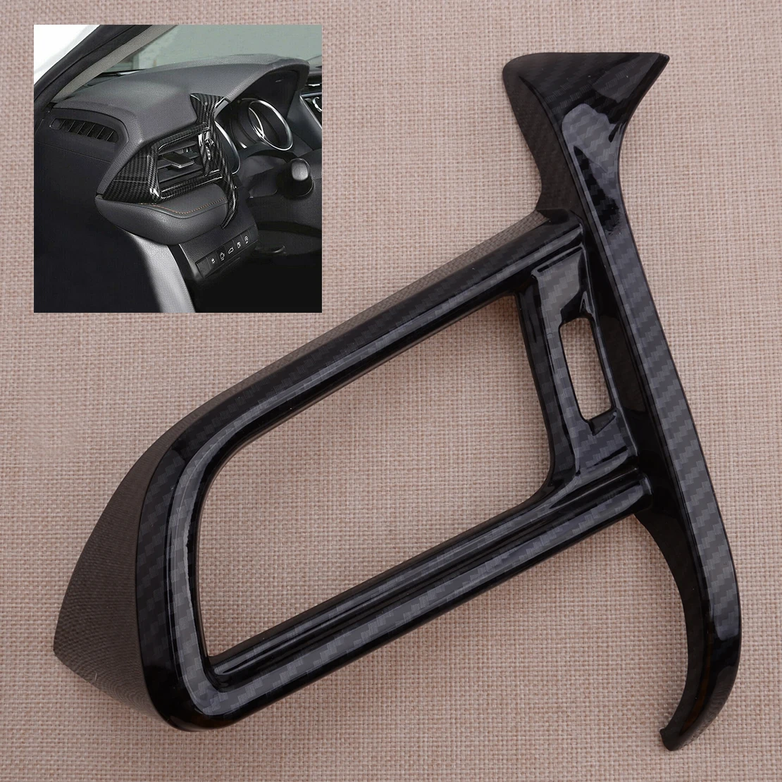 Автомобиль ABS углеродное волокно стиль интерьер левая сторона вентиляционное