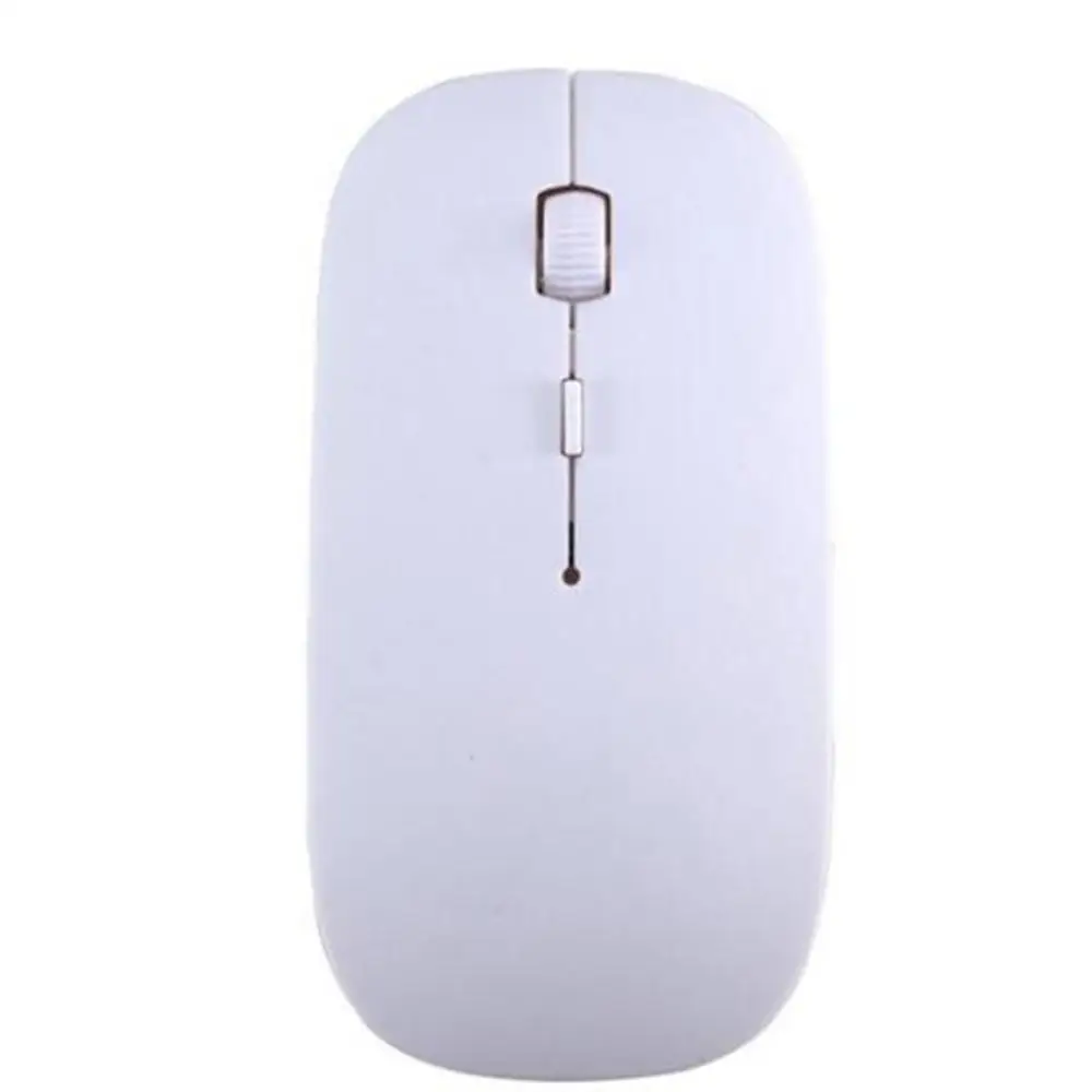 white 1600 dpi USB оптическая беспроводная компьютерная мышь 2,4G приемник очень тонкая мышь для ПК ноутбука дропшиппинг - Цвет: white