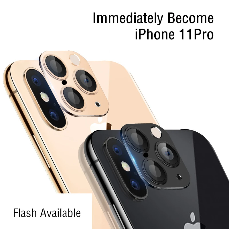 Объектив камеры для iPhone XS Max Seconds изменить в iPhone11 протектор экрана второго