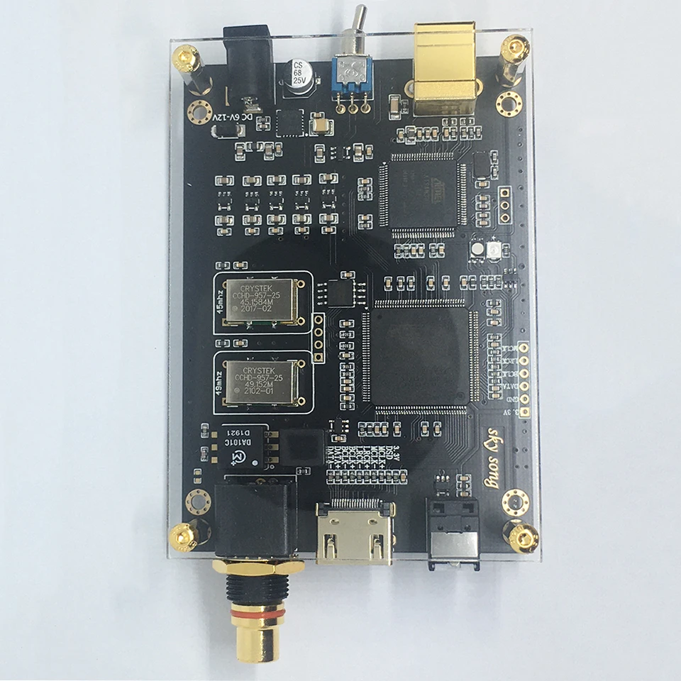 Итальянская USB-интерфейсная карта amarero Cpld Spdif I2S DSD512 Dop128 коаксиальный выход