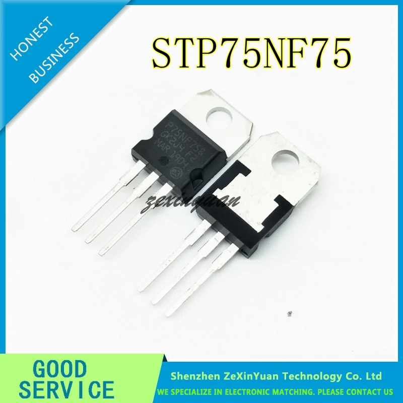 

10 шт./лот STP75NF75 TO-220 P75NF75 75N75 МОП-транзистор