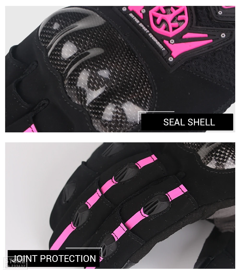 SCOYCO женские Мотоциклетные Перчатки из углеродного волокна Guantes Moto перчатки с сенсорным экраном перчатки для мотокросса дышащие мотоциклетные перчатки для верховой езды
