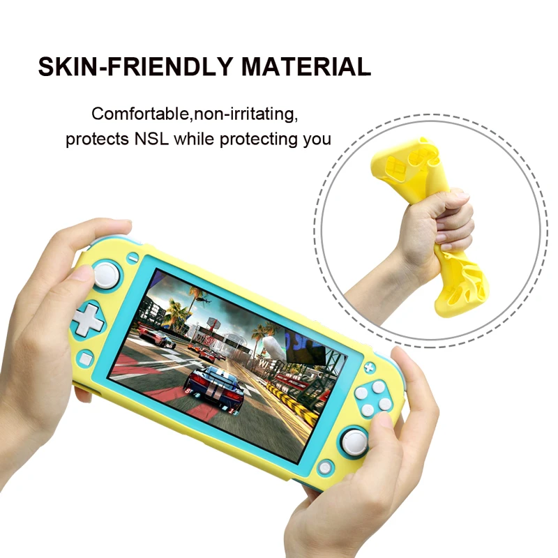 Мягкий силиконовый чехол, защитный чехол для kingd Switch Lite, мягкий чехол, кристальная оболочка для NS lite, аксессуары для консоли