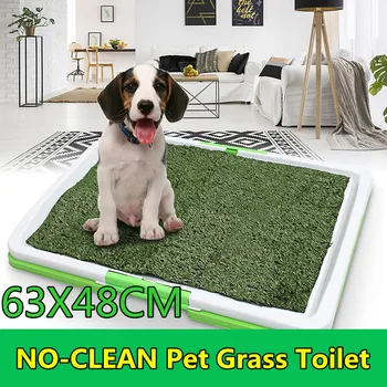 

Portable Pet Toliet Training Plastic with Pillar Toilet Mat Training Potty Dog Pad Tray Toilet Training Urinary Trainer Pee Pad