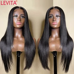 Cheap Bone Straight Lace Front Wig Pre Plucked 4x4 Lace Closure Wig Brazilian Lace Frontal Human Hair Wigs For Women