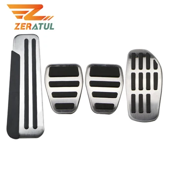 

Zeratul Stainless Steel AT MT Car Pedals for Renault Espace 2019 2020 Parts Gas Pedal Brake Pedal Cover Rest Pedale Covers
