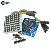 7219 8x8 Matrix LED Dot Matrix modulo catodo comune Kit fai da te MCU modulo Display a LED per Arduino