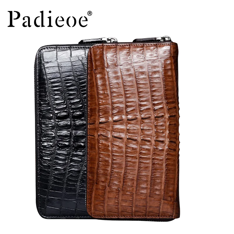 Padieoe мужские кошельки Роскошные деньги сумка клатч Мода простой крокодиловой кожи