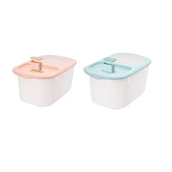 

Plastic 10Kg Rice Storage Box Sealed Moisture-Proof Large Capacity Grain Flour Container Kitchen Rice Storage Box