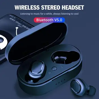 

TWS Wireless Bluetooth 5.0 Headset Touch HiFi Bluetooth Headset Stereo Noise Cancelling Bluetooth Headset with Charging Case