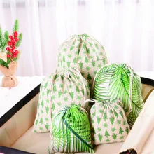 3 шт./компл. Повседневное Для женщин хлопок шнурок сумка эко многоразовые складные Бакалея ткань Нижнее белье Чехол чехол для путешествий и дома, коробка для хранения