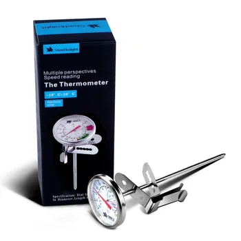 

Stainless Steel Milk Coffee Froth Latte Cappuccino Thermometer Probe Detector