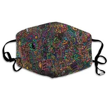 

Face Mask Psychedelic Amazing Cycling Half Face Earloop Nose Mask For Men