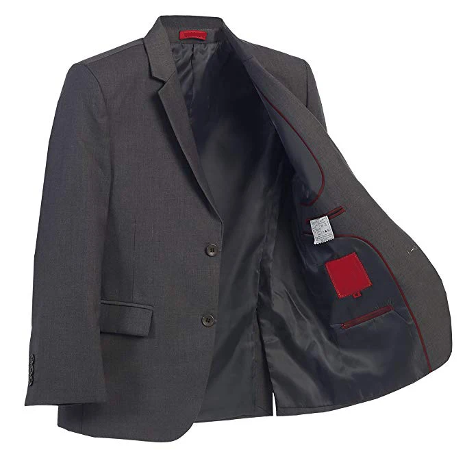 Specialized Private Customized Dark Grey Groomsman Relaxed Loose Style Best Man Three Pieces Suit (Jacket+Pant+Vest) | Свадьбы и