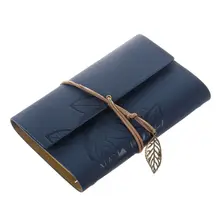 Записная книжка из искусственной кожи, винтажная записная книжка 19x13,5 см