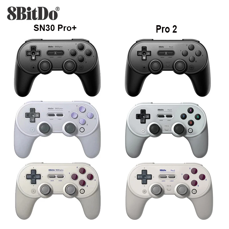 8bitdo Pro 2 Sn30 Pro Wireless Joystick Bluetooth Remote Game Controller Gamepad For Switch Windows Steam Macos Joystick Gamepads Aliexpress