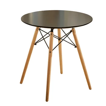 

North Europe Family Fashion Dining Table Combination Milk Tea Shop Coffee Shop Leisure Meeting And Simple Round Table