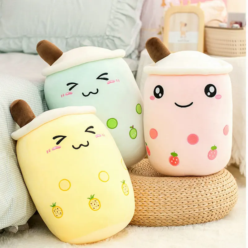 LEHANZ Mignon Bubble Tea Peluche Jouet, Fruit Perle Liban