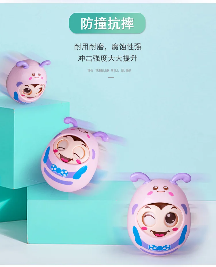 Hand-cranking Teether Music Infant Drum-Bite 0-1-Year-Old with Rattle Newborns Mainland China Electric Toy