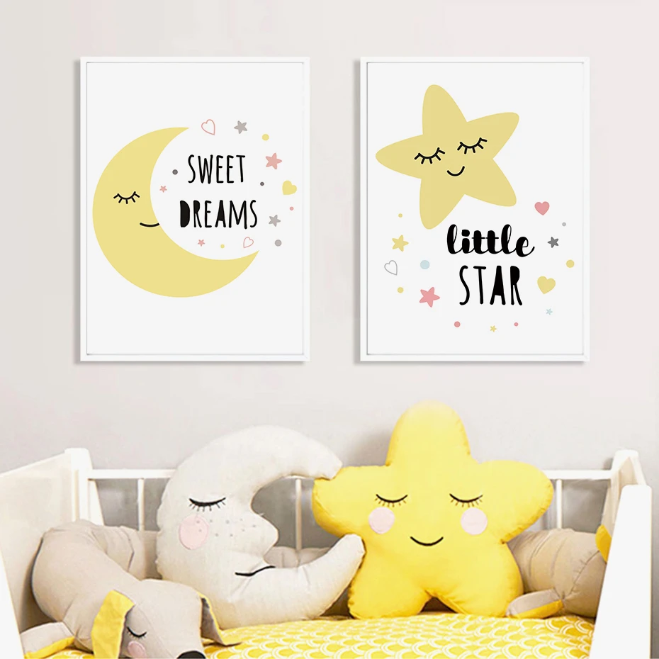 yellow nursery decor