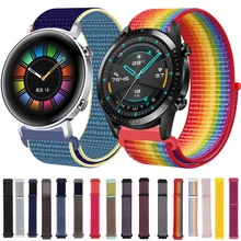 20mm 22mm nylon strap For huawei gt 2 42mm 46mm bands quick release wristband For samsung galaxy watch active 2 40mm watchband