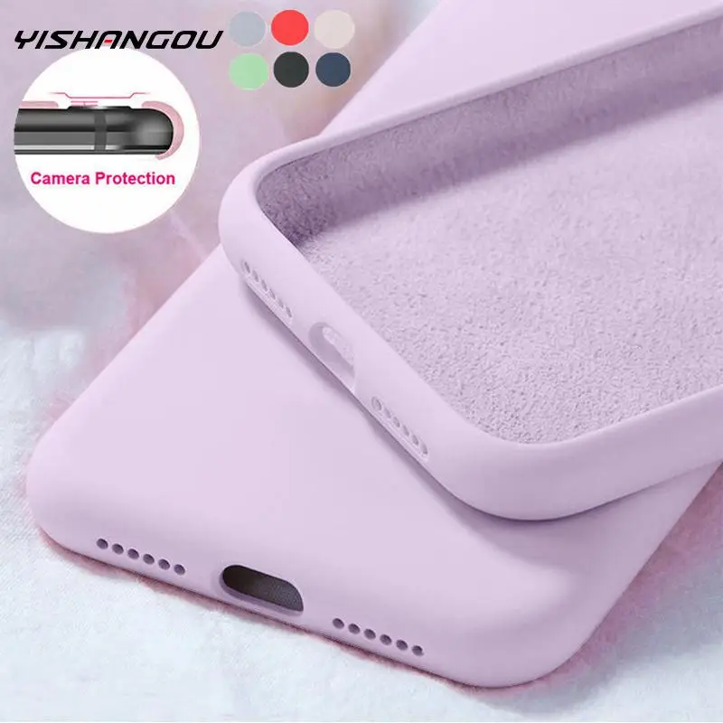 Nuova Custodia Morbida In Silicone Liquido Originale Per Samsung Galaxy S23 S20 S21 Fe S22 S24 Ultra S23 Fe Plus A52 A53 A54 5G Cover Per Telefono