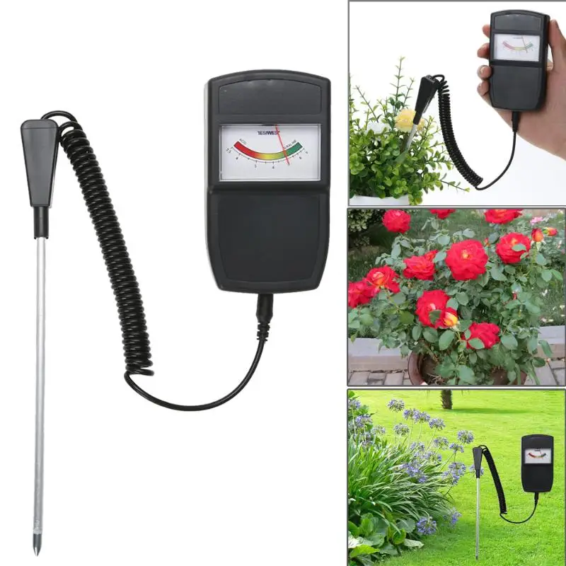 

2.5 -10.0 Soil pH Meter Level Tester for Plants Crops Flowers Vegetable Acidity Moisture PH Measurement Big ScreenTools