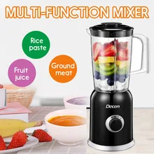 Блендер, электрическая соковыжималка, миксер, измельчитель пищи, 4 титановые лопасти, 4 в 1, кофемолка для домашнего профессионального смузи