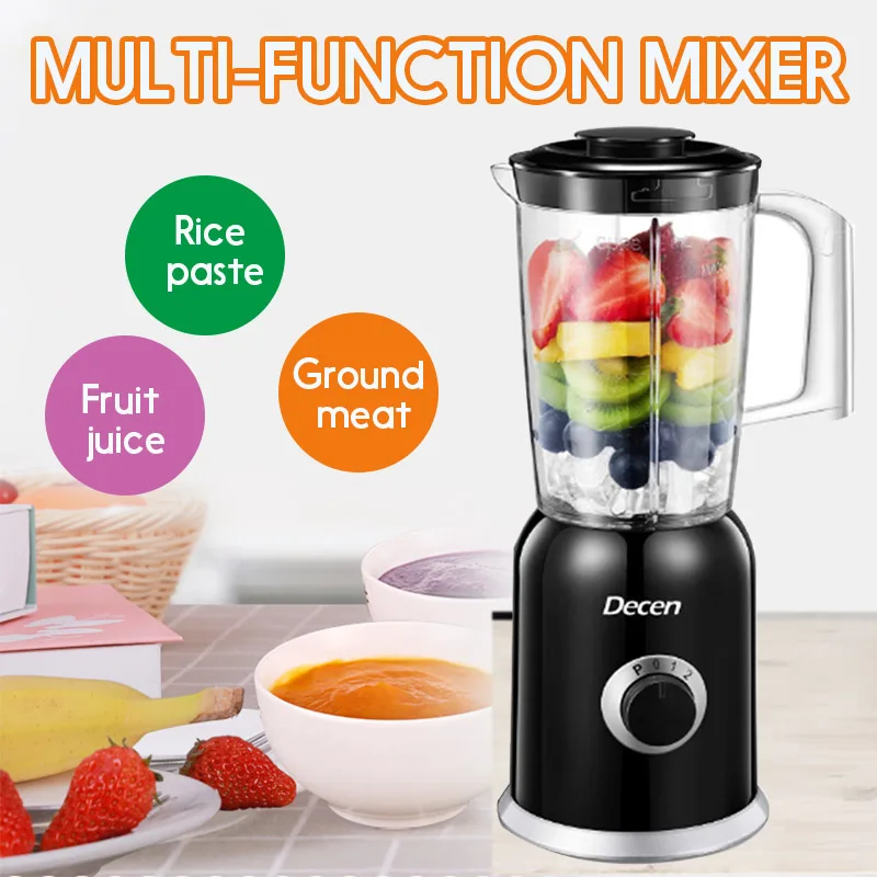 

Blender Electric Juicer Mixer Food Chopper 4 Titanium Blades 4 in 1 Coffee Grinder for Household Professional Smoothie Machine