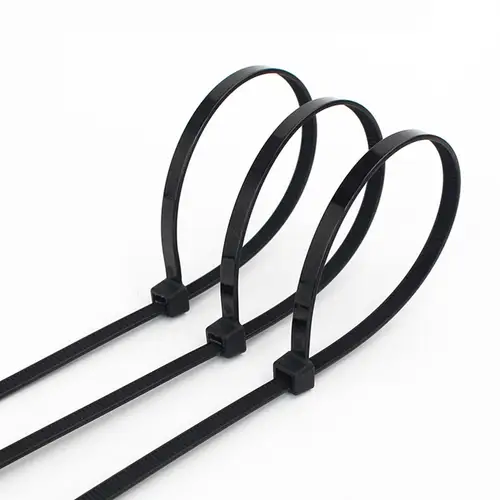 100 PCS Self-locking Plastic Nylon Tie  Black Fastening Strap Cable-Tie-Set Cable Zip Tie Fastening Ring Zip Wraps Strap Tie - Image 5