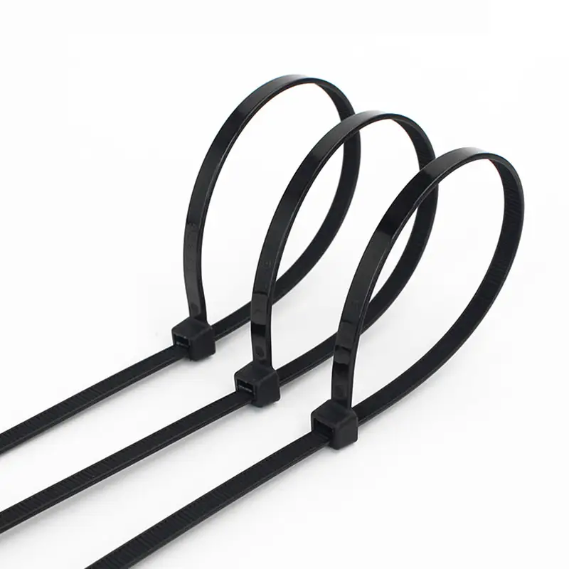 100 PCS Self-locking Plastic Nylon Tie  Black Fastening Strap Cable-Tie-Set Cable Zip Tie Fastening Ring Zip Wraps Strap Tie - Image 5