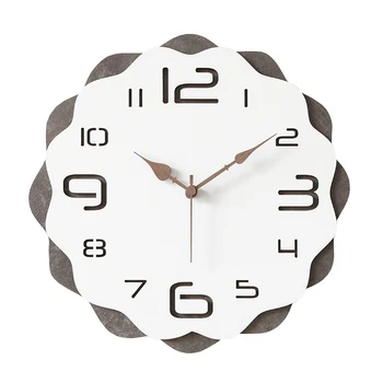 

Bedroom Kids Wall Clock Digital Wooden Classic Modern Design Wall Clock Nordic Slient Relogio De Parede Home Decoration EA60WC
