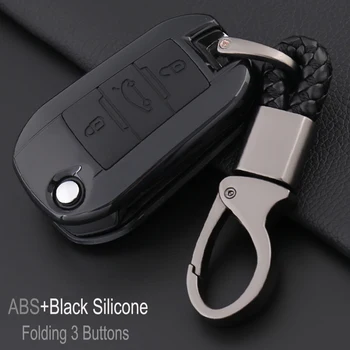 

NEW 3 Button Silicone Rubber Car Key Case for Citroen C6 CACTUS C5 C3 C6 C6 Xsara Picasso Skin Car Accessories