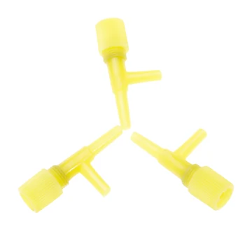 

100x Aquarium 2 Way Air Valve Tubing Flow Control Valve Connector