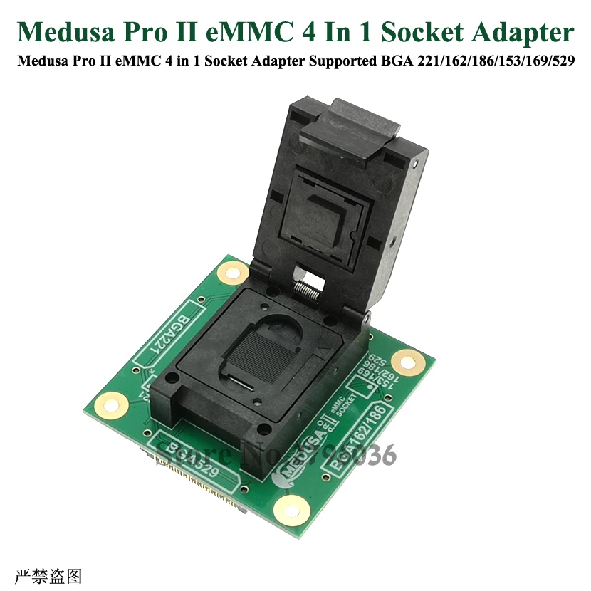 100% оригинальный адаптер для разъема Medusa Pro II eMMC 4 в 1 с поддержкой BGA