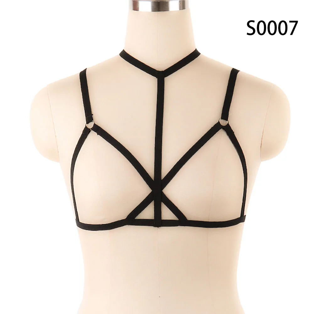 OLO Bondage Sexy Breast Harness Body Binding Erotic Lingerie Adults Game Sexy Lingerie Bra Exotic Apparel Sex Toys for Women - Цвет: S0007