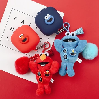 

Cute Earphone Silicone Cover for Beats Powerbeats Pro Case Wireless Headphone Bag Bluetooth Earphone Accessories Doll Decor Gift