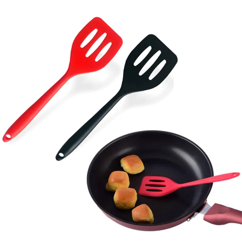 Silicone Turners Gadgets Kitchen Tools Egg Fish Frying Pan Scoop Fried Shovel Spatula Cooking Utensils Small Size kitchen items | Дом и сад