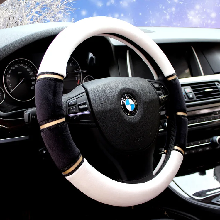 

Mercedes E300L Gla200 Glc260 C200l C180l A180 with Plush Steering Wheel Cover Winter
