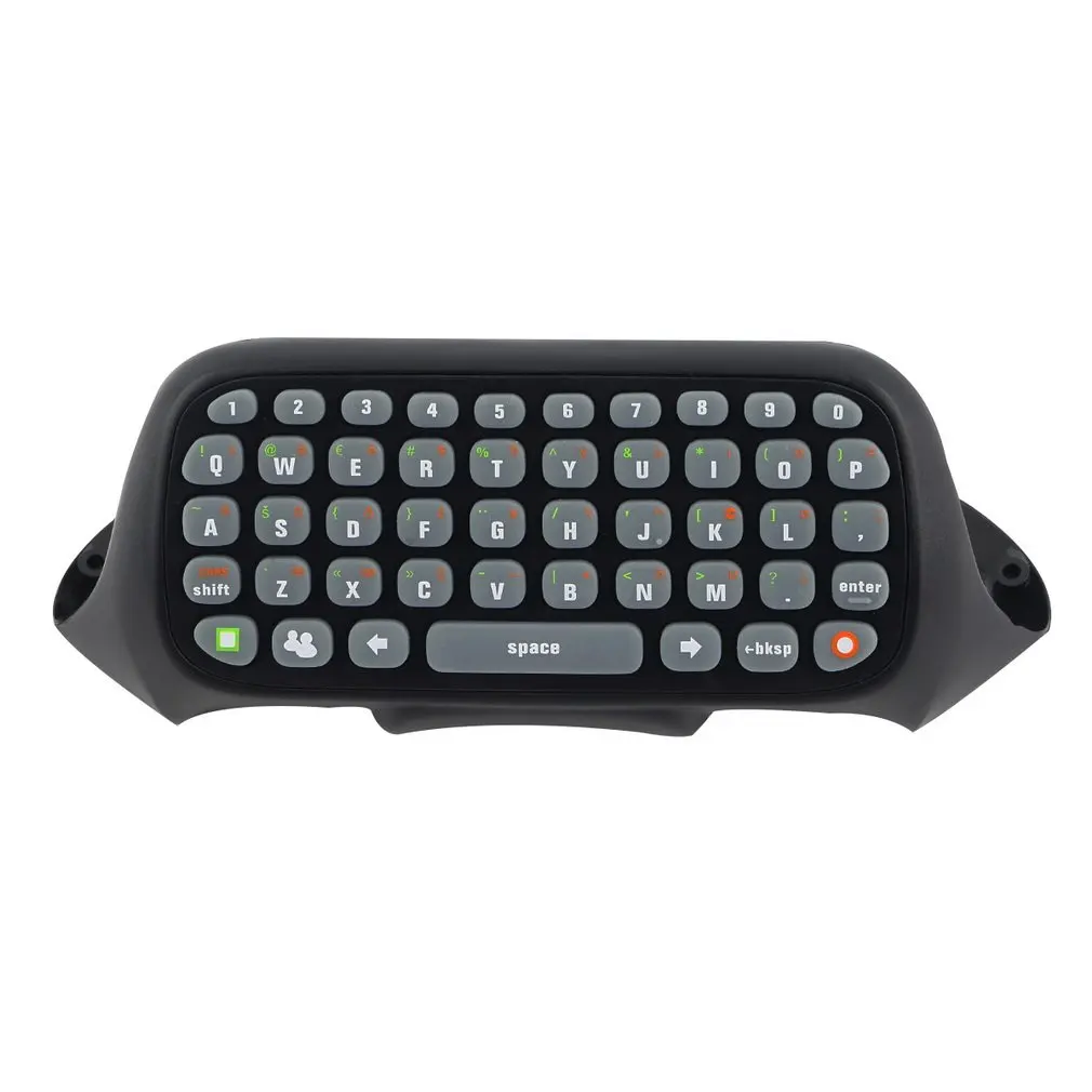 Беспроводной контроллер текстовая клавиатура для передачи сообщений QWERTY Chatpad клавиатура для Xbox 360 игровой контроллер черный с розничной упаковкой