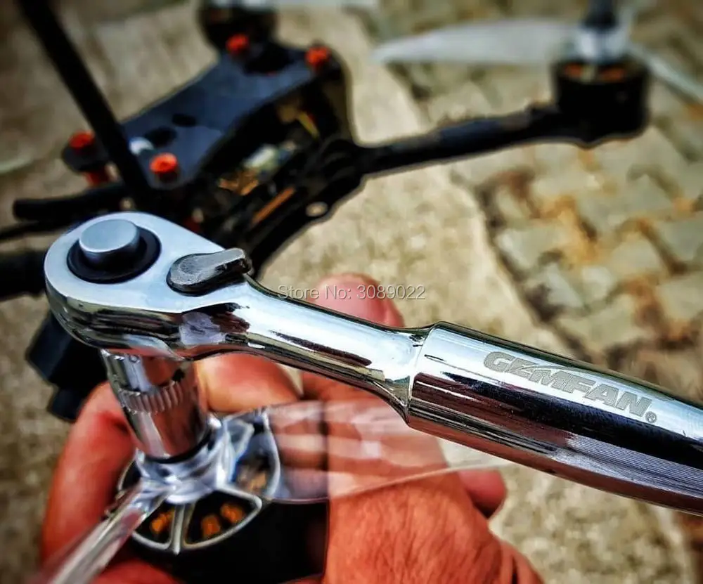 GEMFAN WL-06 1/4 8MM 래칫 스크루 드라이버 소켓 렌치 모터 도구 FPV 브러시리스 모터 프로펠러 FPV 레이싱 드론 부품