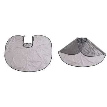 

2pcs Hair Dye Capes Waterproof PVC Hair Coloring Cutting Capes for Barber Salon