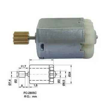 

Micro 12V DC Motor FC-280SC for Car Electric Fitting Door Lock Motorv Folding Side View Mirror,steering Wheel Lock Motor