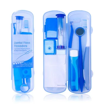 

Hot Orthodontic Supplies Set Orthodontic Toothbrush Dental Floss Dental Floss Orthodontic Wax Sand Timer Kit
