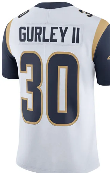 30 Todd Gurley II Джерси 16 Джаред Гофф 99 Аарон Дональд пар неосязаемый ограниченный пик сшитые майки - Цвет: Limited