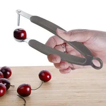 

1Pcs Cherry Corer Pitter Stainless Steel Fruit Corer Remover Kitchen Tool Long handle design for comfortable