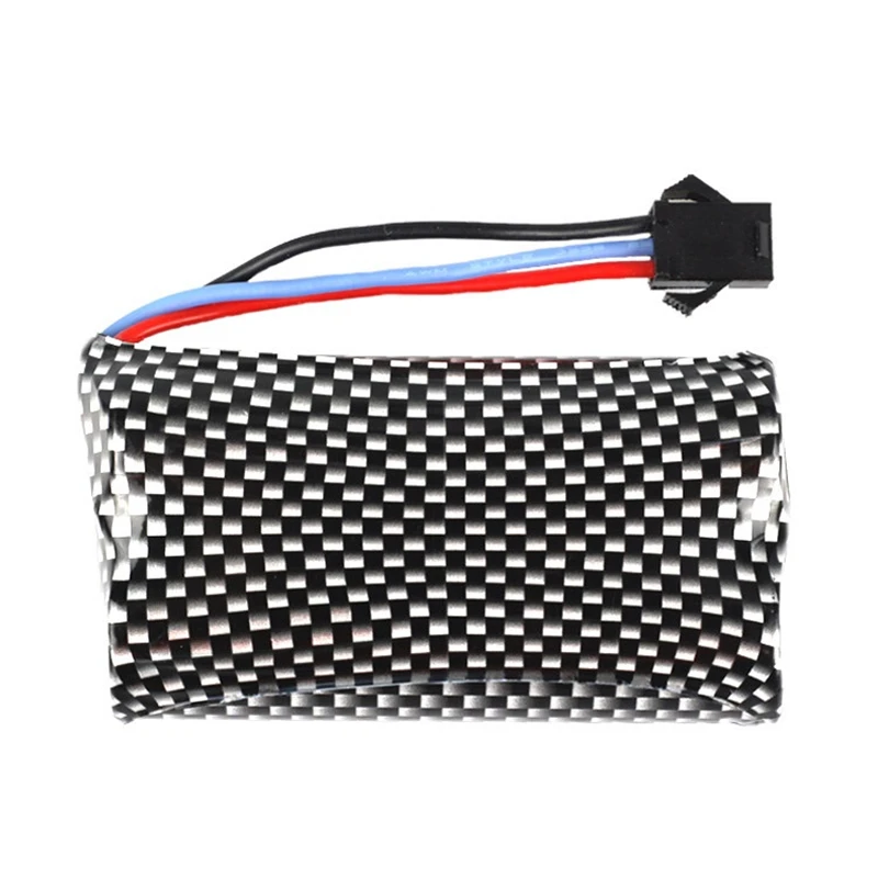 Lot De 2 Batteries LiPo 7.4V 1200mAh - Pour Modèle Télécommandé EC08 - Voiture, Bateau RC - Rechargeable, Haut Débit