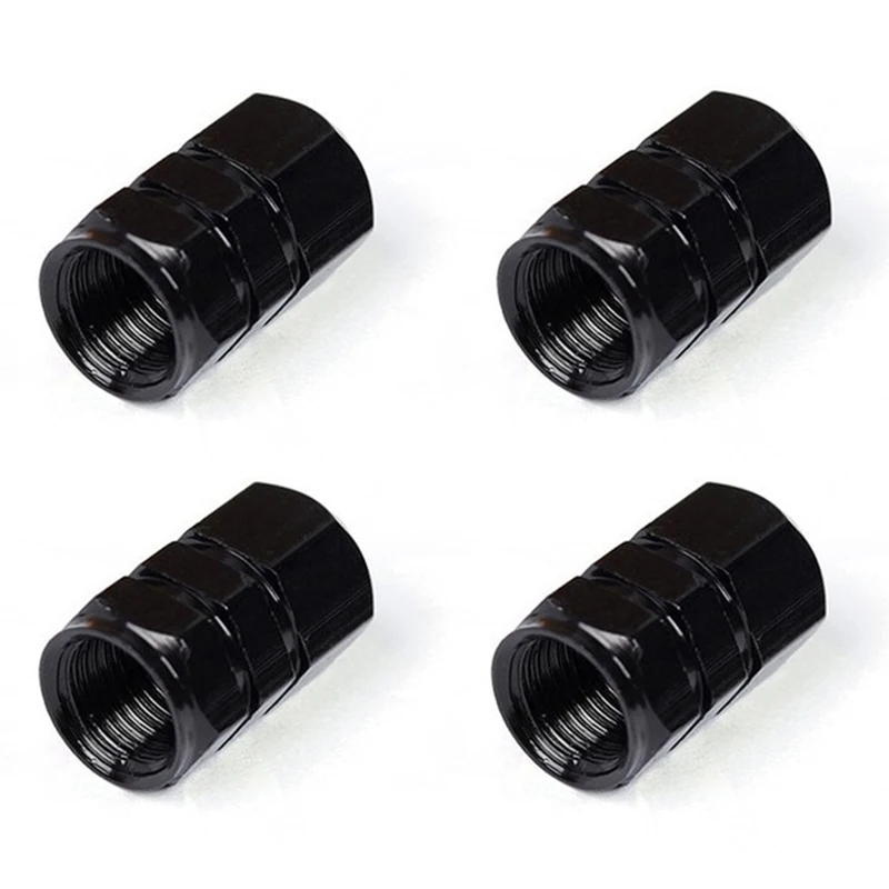 4Pcs Bicycle Air Valve Cap Tire Wheel Rims Stem Valve Dust Cover Bike Aluminum Theftproof Valve Stem Caps