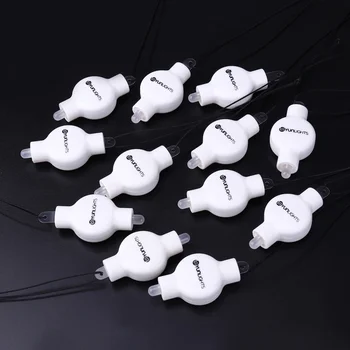 

YUNLIGHTS 12pcs Party Light Lantern Light Balloon Light White Shell LED String Light Hanging Lantern Lamp Decoration for Patio Y