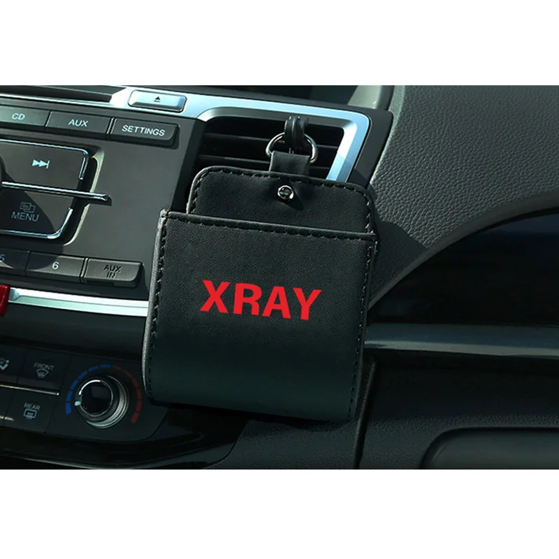 Коробка-органайзер в автомобиль для Lada Xray автомобильный держатель телефона на вентиляции Карманный автомобильный мешок для хранения мусора для телефона сигаретные ключи монеты